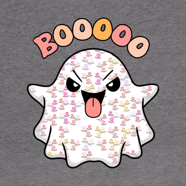 Boo! Halloween Cute Ghost by IdinDesignShop